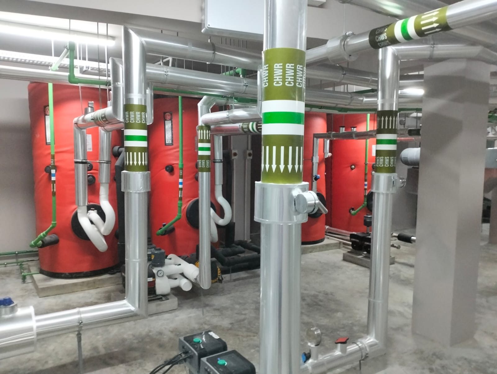 Chilled-Water Plant Room Installation — site photograph 1 of 2