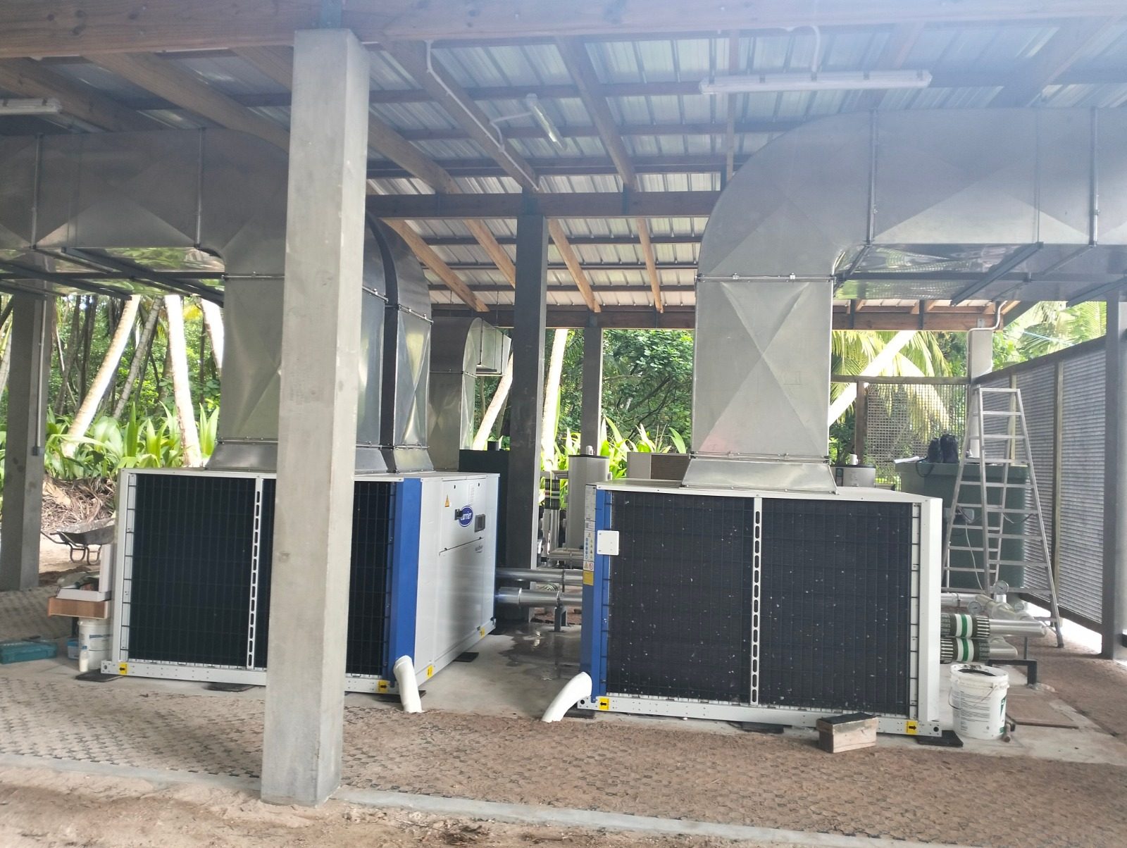 Packaged Air-Cooled Chiller Installation — Kenya