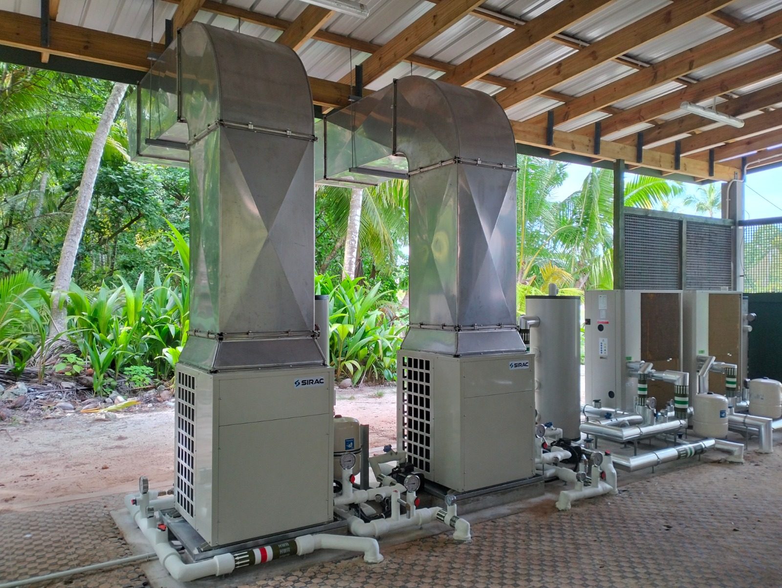 Heat Pump Hot-Water Plant — Seychelles